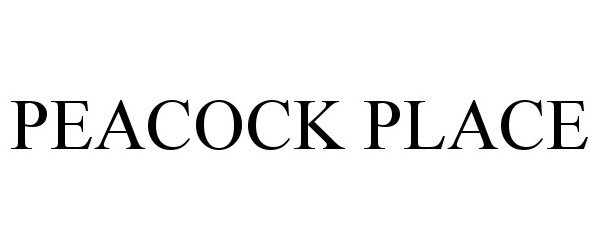 Trademark Logo PEACOCK PLACE