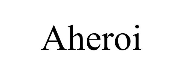 Trademark Logo AHEROI