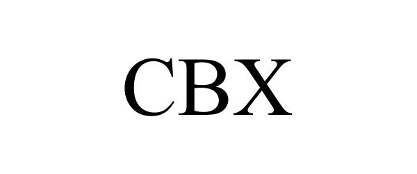 Trademark Logo CBX