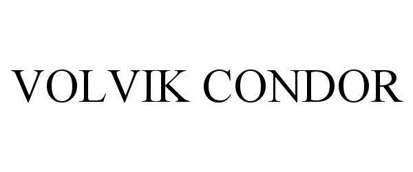 Trademark Logo VOLVIK CONDOR