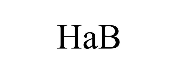 Trademark Logo HAB