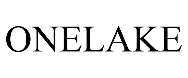 Trademark Logo ONELAKE
