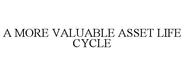  A MORE VALUABLE ASSET LIFE CYCLE
