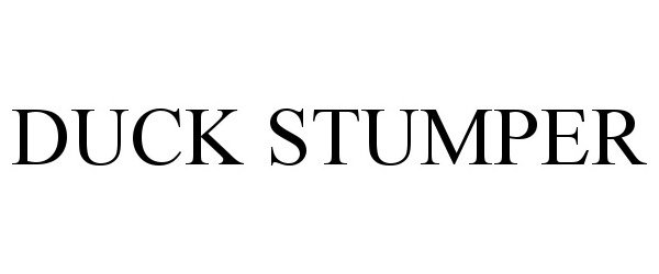 Trademark Logo DUCK STUMPER