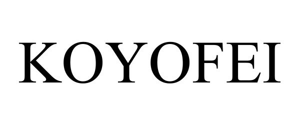 Trademark Logo KOYOFEI