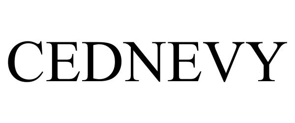 Trademark Logo CEDNEVY