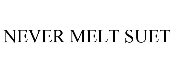 Trademark Logo NEVER MELT SUET