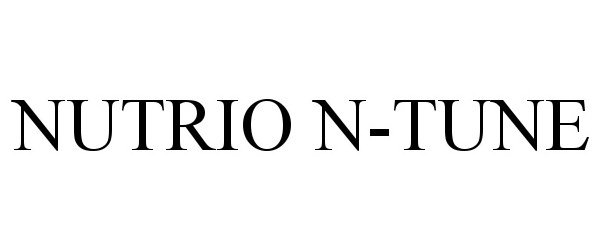 Trademark Logo NUTRIO N-TUNE