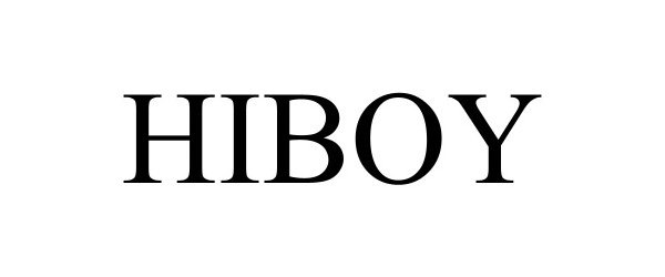 Trademark Logo HIBOY