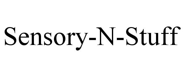 Trademark Logo SENSORY-N-STUFF