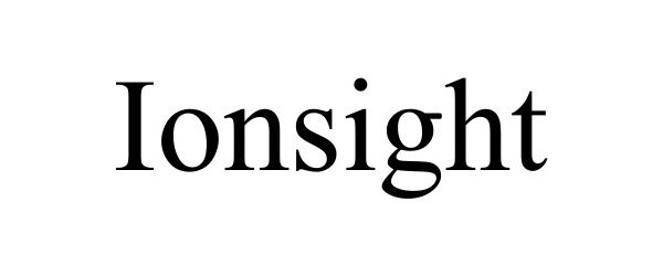 Trademark Logo IONSIGHT