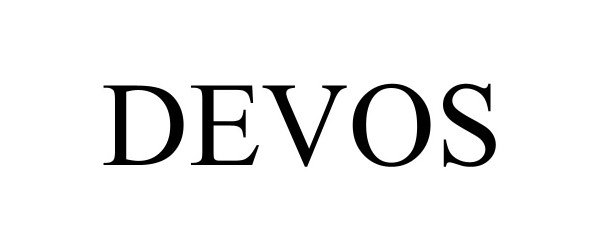 Trademark Logo DEVOS