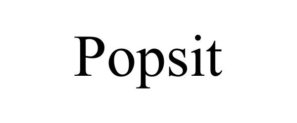 Trademark Logo POPSIT
