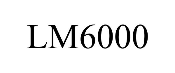 Trademark Logo LM6000