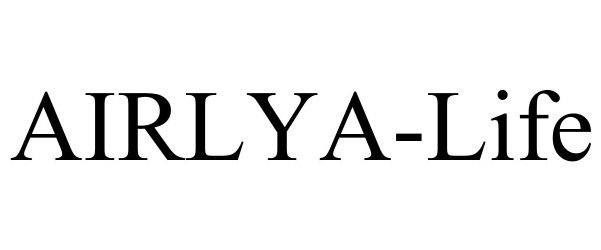 Trademark Logo AIRLYA-LIFE