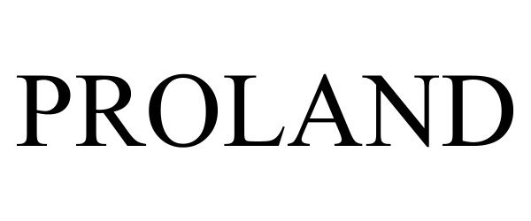 Trademark Logo PROLAND