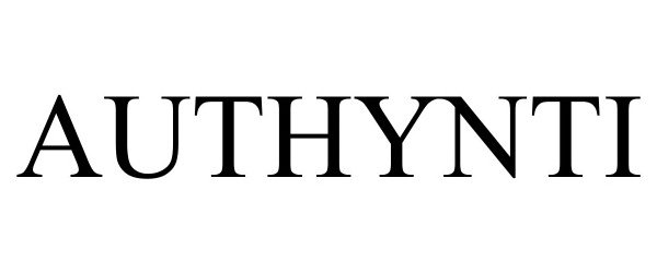 Trademark Logo AUTHYNTI