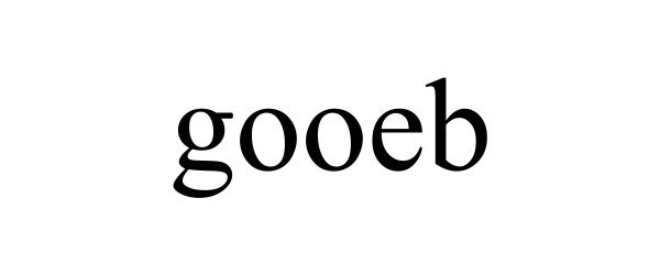 Trademark Logo GOOEB