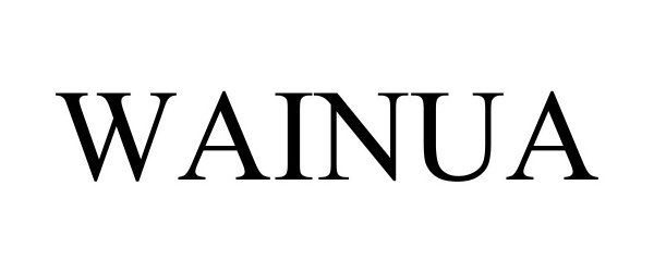 Trademark Logo WAINUA