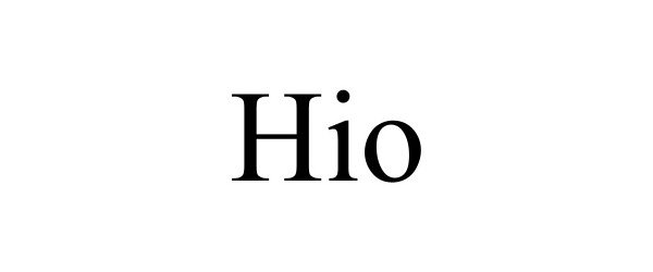 Trademark Logo HIO