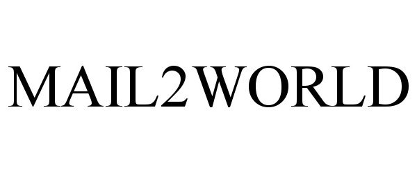 Trademark Logo MAIL2WORLD