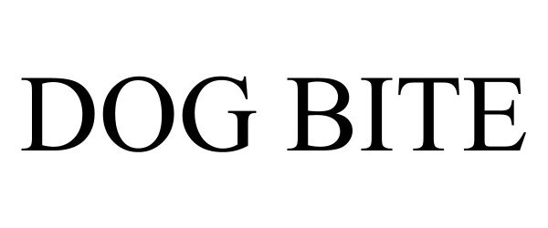 Trademark Logo DOG BITE