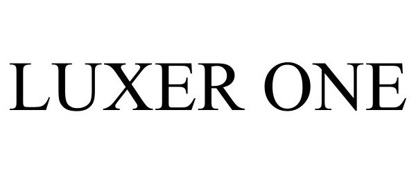  LUXER ONE