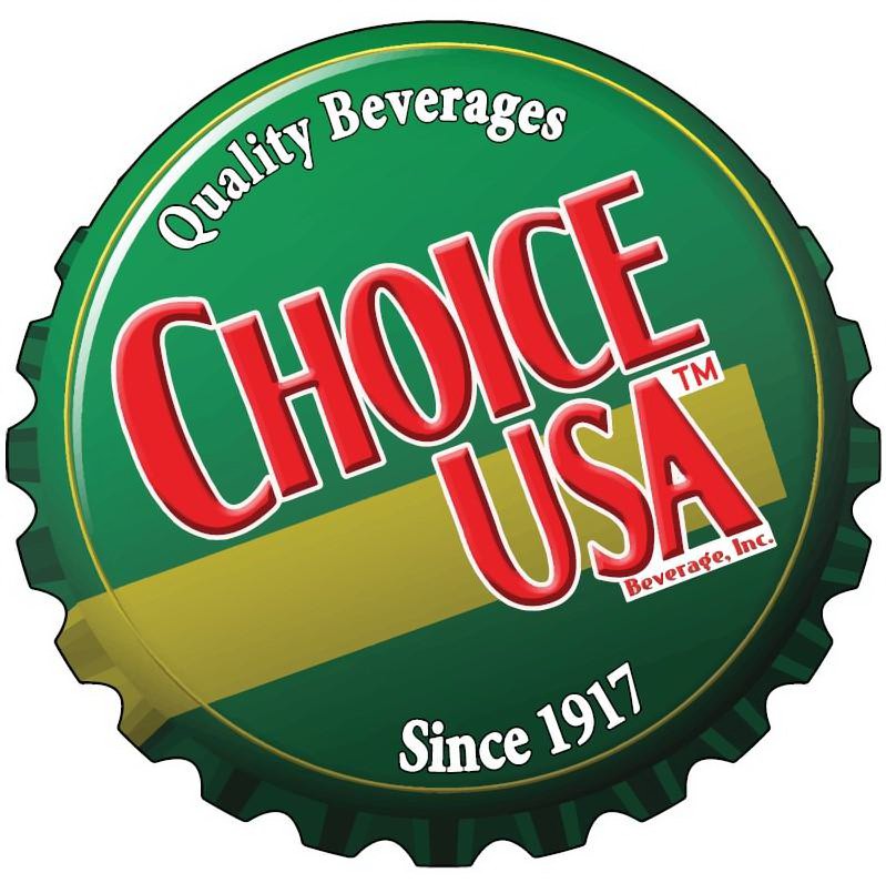 Trademark Logo CHOICE USA BEVERAGE, INC. QUALITY BEVERAGES SINCE 1917