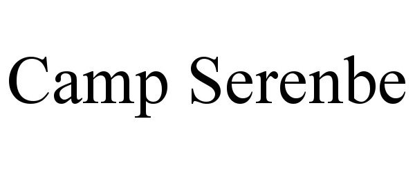 Trademark Logo CAMP SERENBE