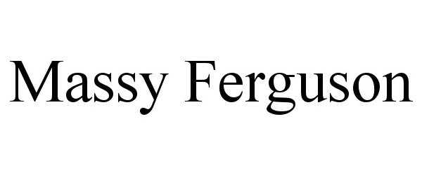  MASSY FERGUSON