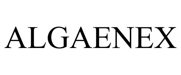 Trademark Logo ALGAENEX