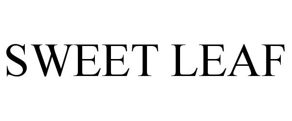 Trademark Logo SWEET LEAF