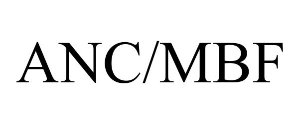 Trademark Logo ANC/MBF