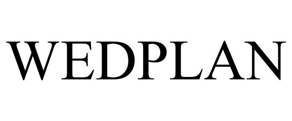 Trademark Logo WEDPLAN