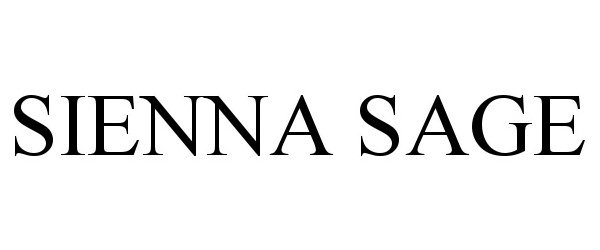 Trademark Logo SIENNA SAGE