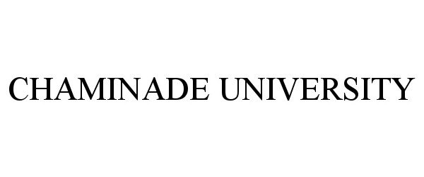 Trademark Logo CHAMINADE UNIVERSITY
