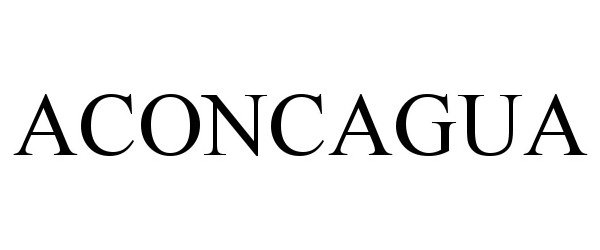 Trademark Logo ACONCAGUA