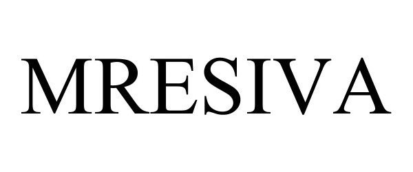 Trademark Logo MRESIVA
