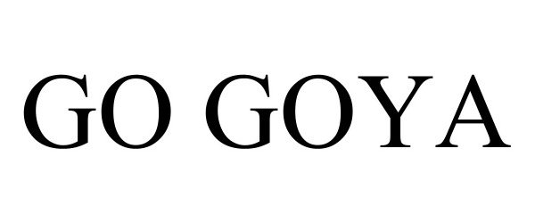 Trademark Logo GO GOYA