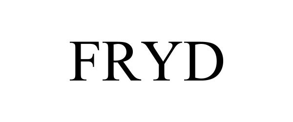 Trademark Logo FRYD