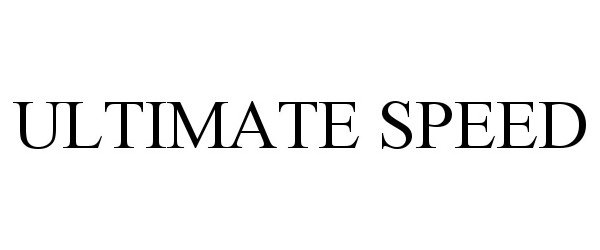 Trademark Logo ULTIMATE SPEED