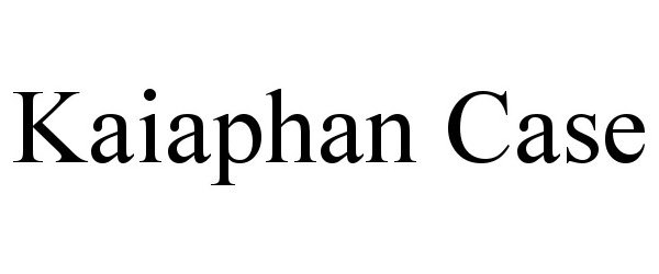 Trademark Logo KAIAPHAN CASE