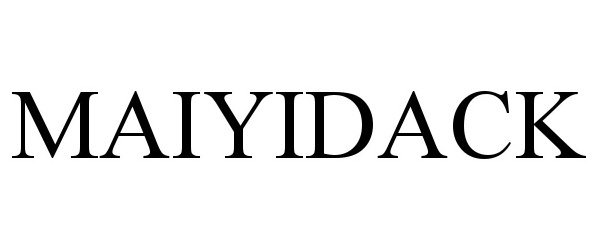 Trademark Logo MAIYIDACK