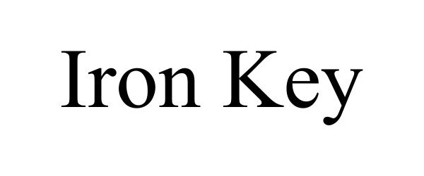 Trademark Logo IRON KEY