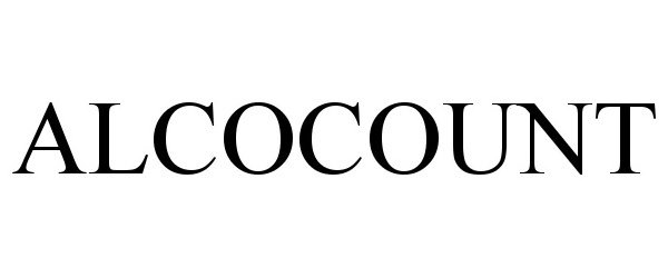 Trademark Logo ALCOCOUNT