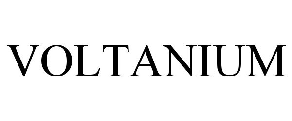 Trademark Logo VOLTANIUM