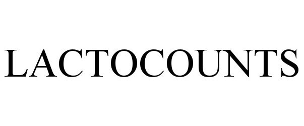 Trademark Logo LACTOCOUNTS