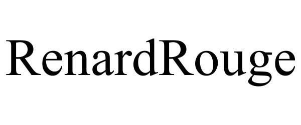Trademark Logo RENARDROUGE