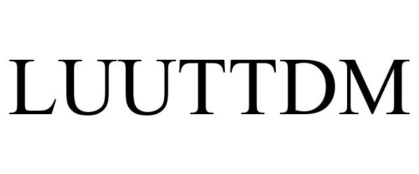 Trademark Logo LUUTTDM