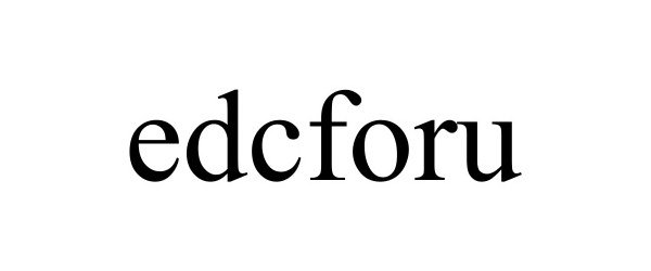 Trademark Logo EDCFORU